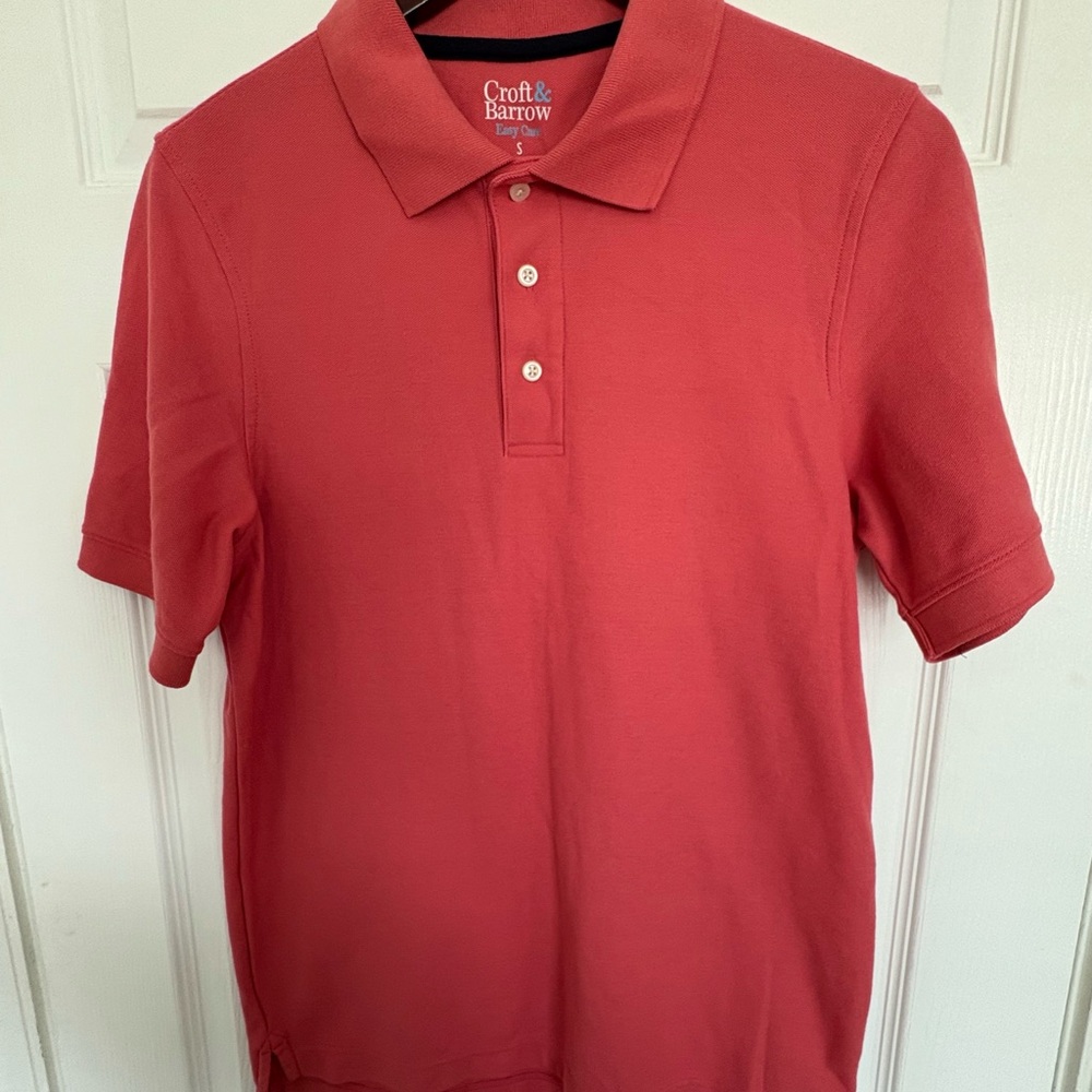 Croft & Barrow Men's Coral Polo Shirt